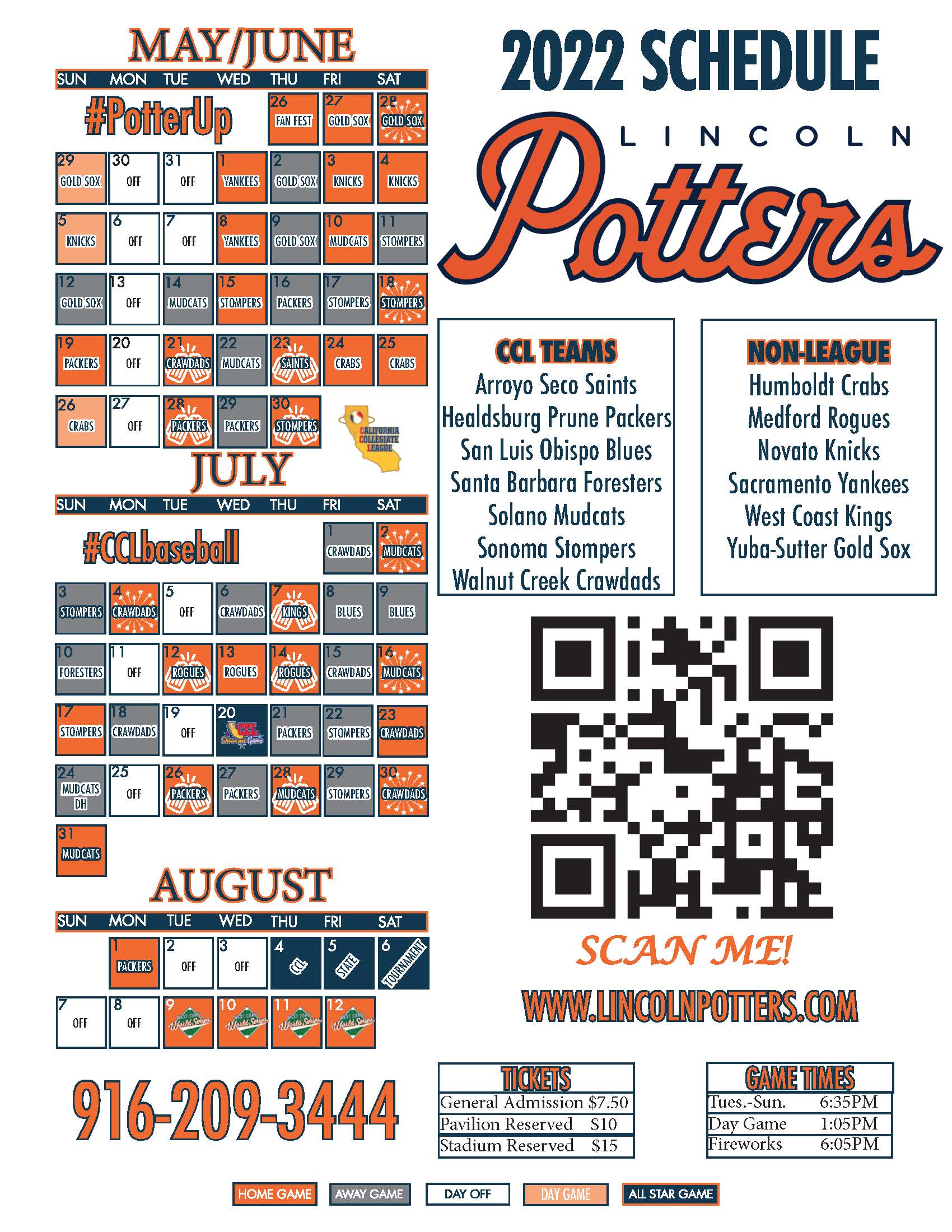 The Official Website of the Lincoln Potters Home